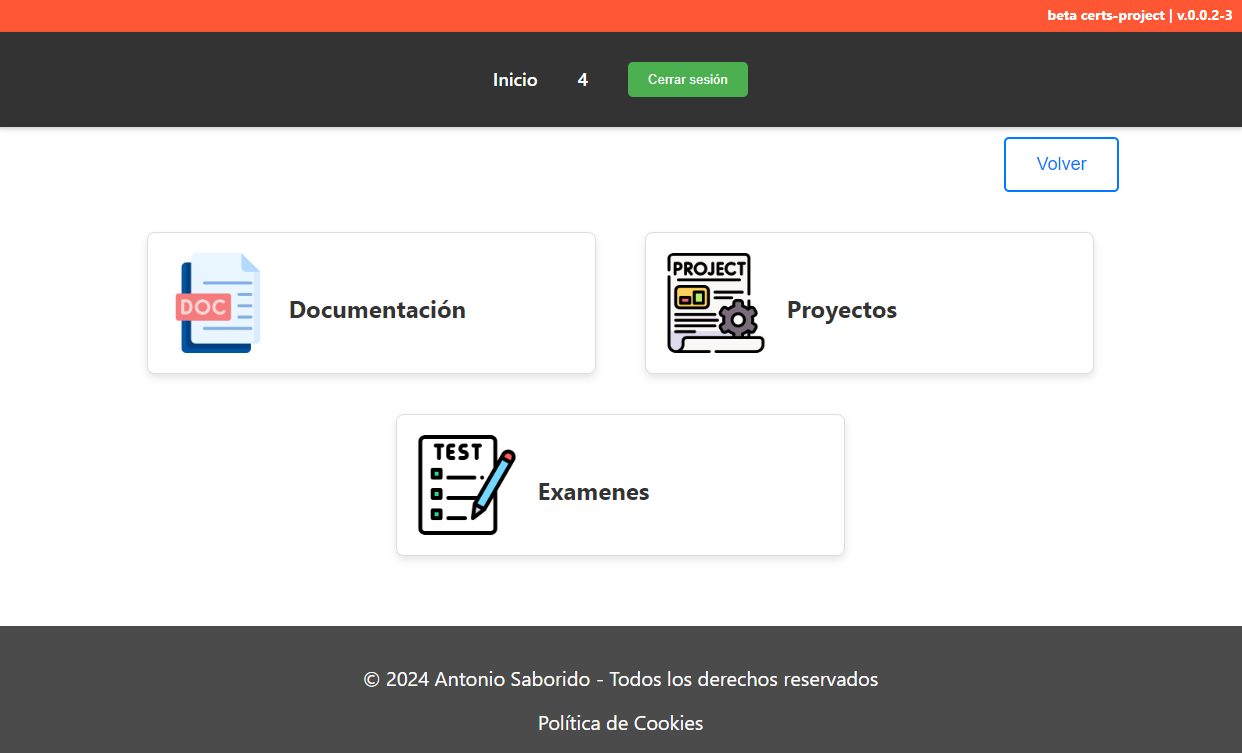 Panel de documentación